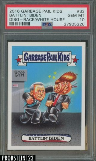 2016 Topps Garbage Pail Kids Disg - Race To The White House 33 Battlin 
