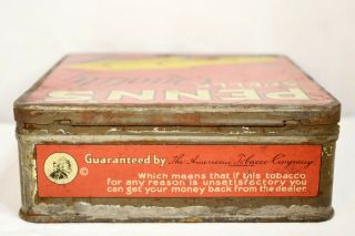Vintage PENN ' S Quality Cigar Natural Leaf Thin Tobacco Tin 3