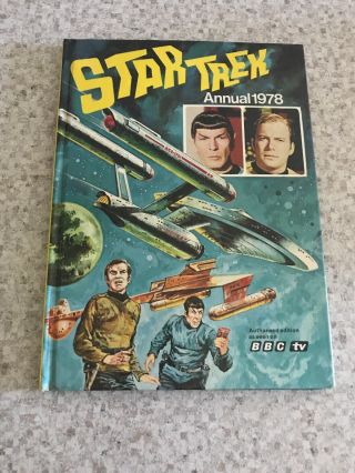 Vintage Star Trek Annual 1978 Hardcover Book