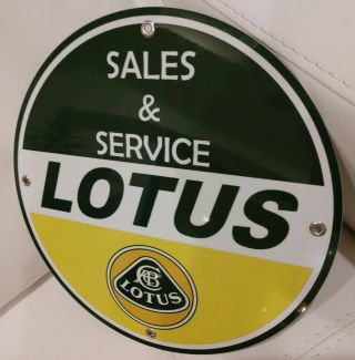 Lotus Sales And Service Sign Esprit Evora Elise Europa Elan Cortina