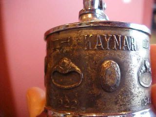 Vintage Table Lighter Silver? Chrome? Push Button 60 YEARS WITH KAYNAR DIAMONDS 4