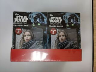 2017 Topps Star Wars Rogue One Series 2 Hanger Box - 128 Cards (8 Pack)
