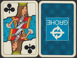 Vintage Grohe Advertising Playing Cards C.  1970 Piatnik Austria