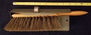 Vintage Fuller Brush Crumb Tray Dust Pan W/ Horsehair Broom Table Sweeper Set