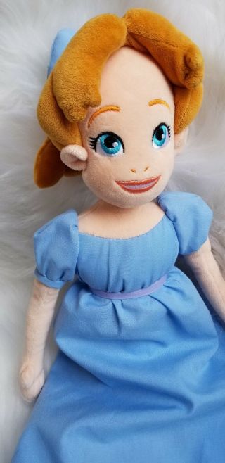 Usa Disney Store Wendy Darling Peter Pan Stuffed Plush Doll 21 " Rare