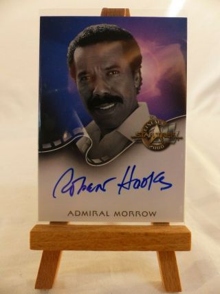 Star Trek Cinema 2000 Autograph Trading Card A25 Robert Hooks As Admiral Morrow