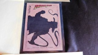 Indiana Jones Kingdom Crystal Skull 2008 Topps Sketch Card Mark Propst