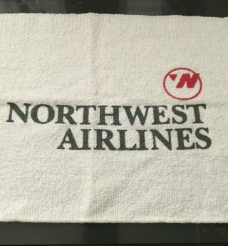 Vintage Northwest Airlines Golf Towel with Retro Logo 2