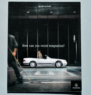 2001 Mercedes Sl Class Prestige Sales Brochure 40 Pages 01mbsl