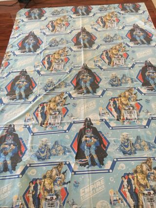 Vintage Star Wars The Empire Strikes Back Twin Flat Sheet