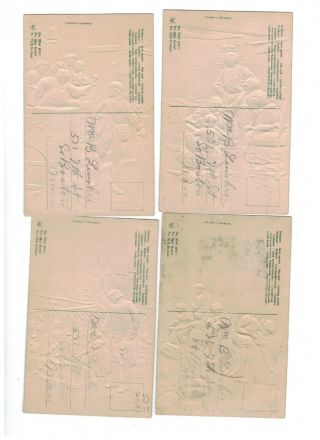 Postcards,  The Lords Prayer in 8 Embossed Cards 4