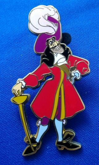 Disneyland Paris Villains Captain Hook Disney Peter Pan Cast Lanyard Refresh Pin