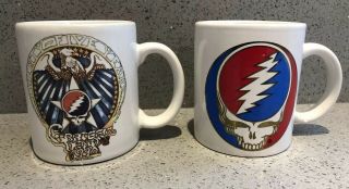 Vintage 1990 Grateful Dead Coffee Mug Steal Your Face & Twenty Five Years