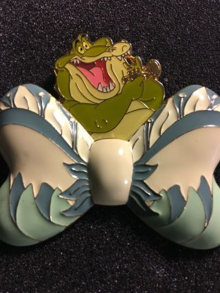Disney Pin Princess & The Frog Dsf Bow Series Le 400 Jazz Bayou Alligator Louie
