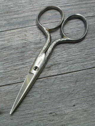Vintage H.  Boker & Co Small Scissors Sewing Embroidery
