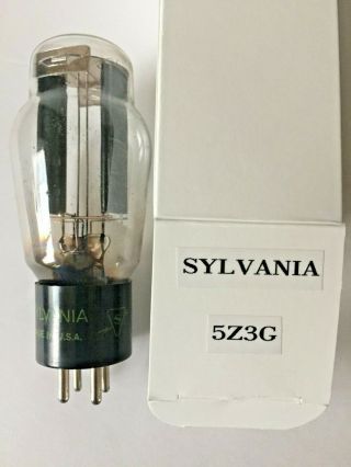 5z3 Sylvania Black Plate Hanging Filament Vacuum Tube Amplifier