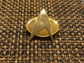 1988 Star Trek Badge Pin Paramount Pictures Vintage