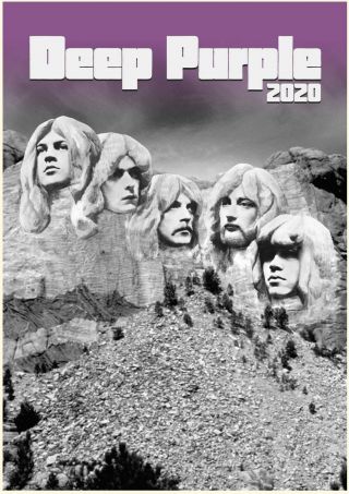2020 Wall Calendar [12 Page A4] Deep Purple Vintage Music Poster Photo M1256