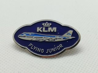 Klm Flying Junior Pin Badge (royal Dutch Airlines)