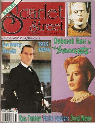 Scarlet Street 20 Fall 1995 Jeremy Brett,  Deborah Kerr,  Russ Tamblyn