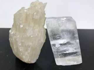 Vtg Collectors Geologist Selenite ? Quartz Specimen Rocks Energy Crystals