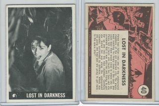 1966 Topps,  Lost In Space,  40 Lost In Darkness