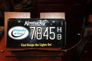 2008 Kentucky License Plate Friends Of Coal Keeps The Lights On 7845hb