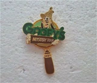 Rare Old Le Disney Pin Cast Member Exclusive Goofy Mystery Tour Sherlock Holmes