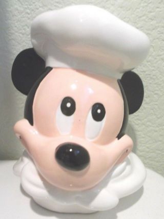 Disney Baker Mickey Chef Hat Vintage Cookie Jar by Hoan Ltd - Orig Box 4