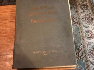1950 Rand McNally Commercial Atlas And Marketing Guide 81st Edition 2
