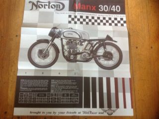 Norton Manx 30/40 Motorcycles 1962