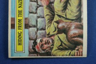 1965 Topps Battle Cards - 9 Hiding From The Germans - VG 3