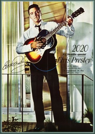 2020 Wall Calendar [12 Pages A4] Elvis Presley Vintage Movie Poster M507
