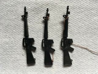 Three Mego Planet Of The Apes Action Figure Rifles