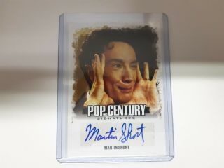 2015 Martin Short Leaf Pop Century Signatures Authentic Autograph Card