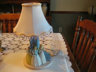 Hampton Bay Disney Princesses Lamp/night Light Snow White,  Cinderella,  & Aurora