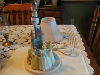 HAMPTON BAY DISNEY PRINCESSES LAMP/NIGHT LIGHT SNOW WHITE,  CINDERELLA,  & AURORA 8