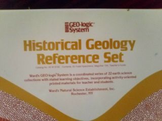 Historical Geology Fossil Reference Set Ward ' s Natural Science 45 fossils 4
