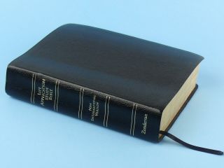 Niv Life Application Study Bible Tyndale 1991 Red Letter Black Bonded Leather