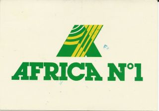 Africa No.  1 Libreville,  Gabon Qsl Shortwave Dx 1984 W/ Radio Tower Stamp