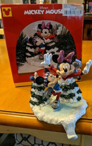 Disney Mickey & Minnie Mouse Christmas Stocking Hanger
