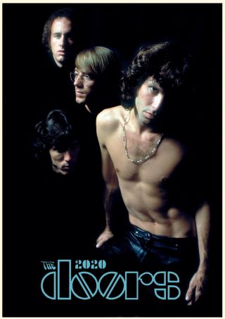 2020 Wall Calendar [12 Page A4] The Doors Jim Morrison Rock Music Photo M1173