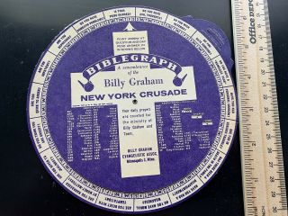 Billy Graham Biblegraph Ny Crusade Vintage 1949 Envelope