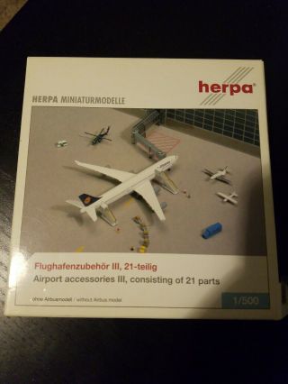 Herpa Airport Accessories Iii 1/500 Scale