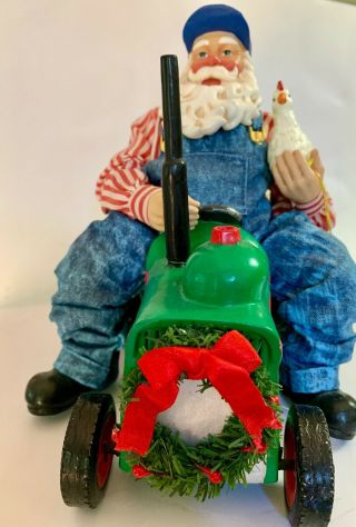Possible Dreams Santa " Christmas On The Farm " Tractor