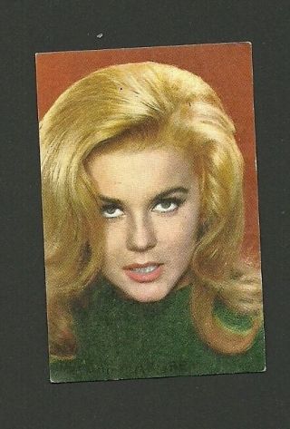 Ann Margret.  Vintage 1960s French Card