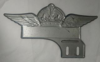 Vintage License Topper Standard Oil Research Test Car Wings and Crown 3