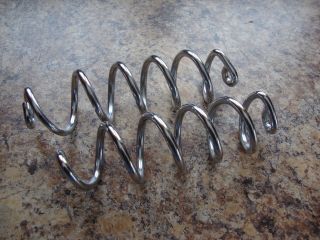 Chrome Spring Set For Large Lycette Saddle (seat),  Fits Others As Well,  Uk Made