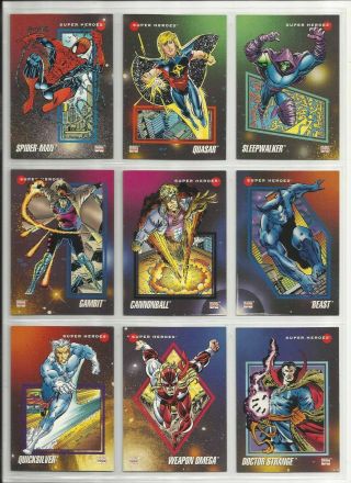1992 Marvel Universe: Series 3 (skybox) Complete Set Of 200 " Base Cards " (1 - 200)