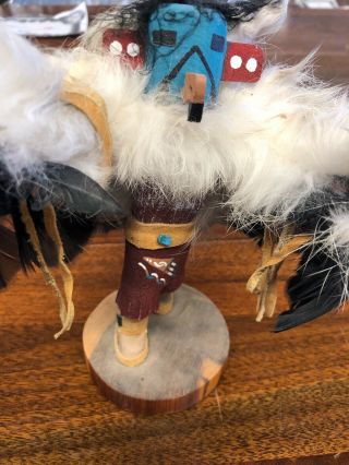 Vintage Native American Hopi Eagle Dancer KACHINA Doll Signed By Artist 4